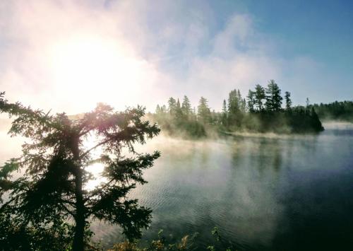 morning mist  - Boundary Waters Canoe Area Wilderness