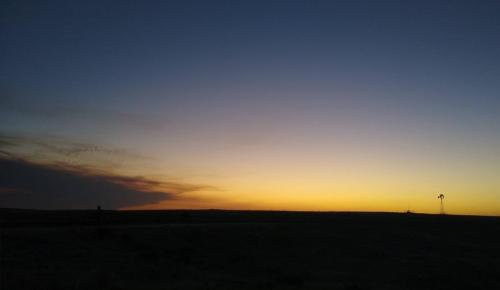 Forest fire smoke cloud moving east from the Colorado Rockies, Pawnee National Grasslands